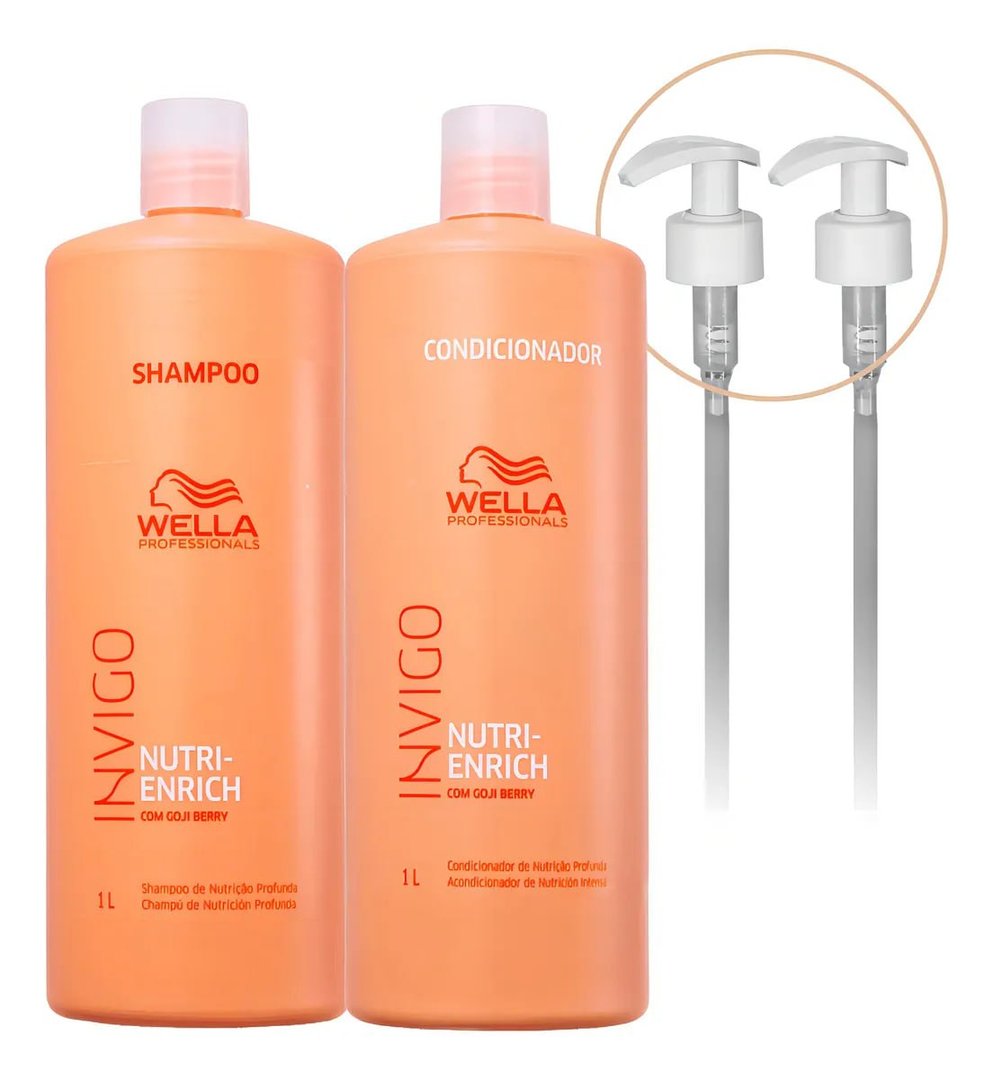 Kit Wella Invigo Nutri Enrich Sh, Cond E Válvulas