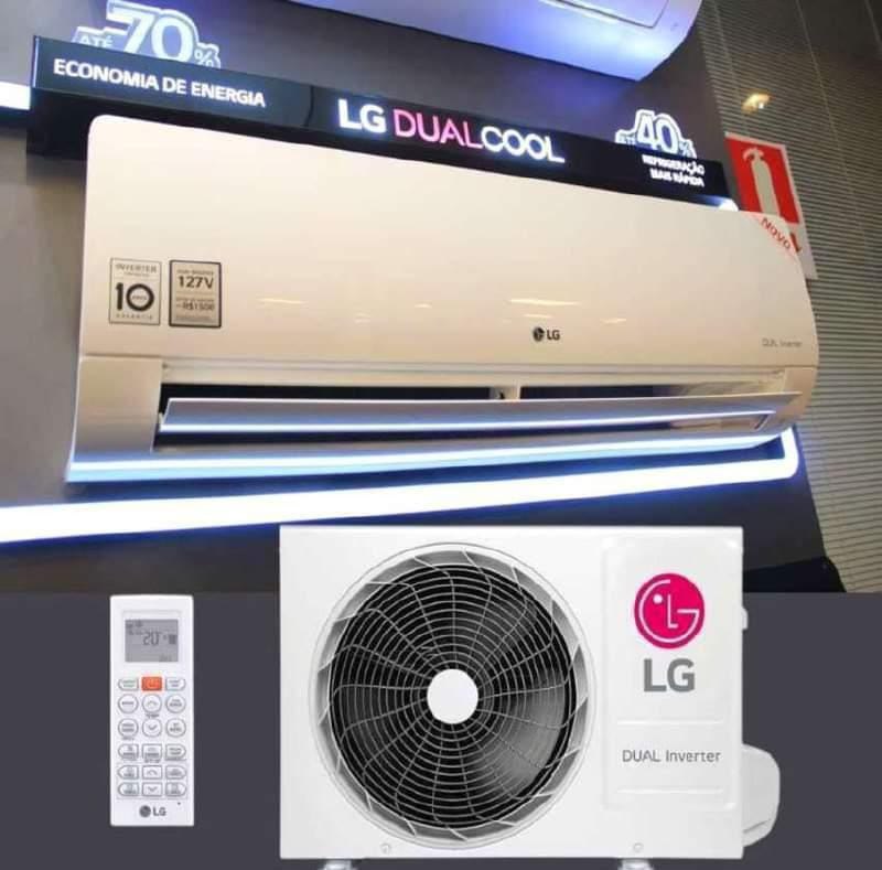 Ar Condicionado Split Hi Wall LG Inverter Smart Voice AI 9.000 Btus Frio - 220v