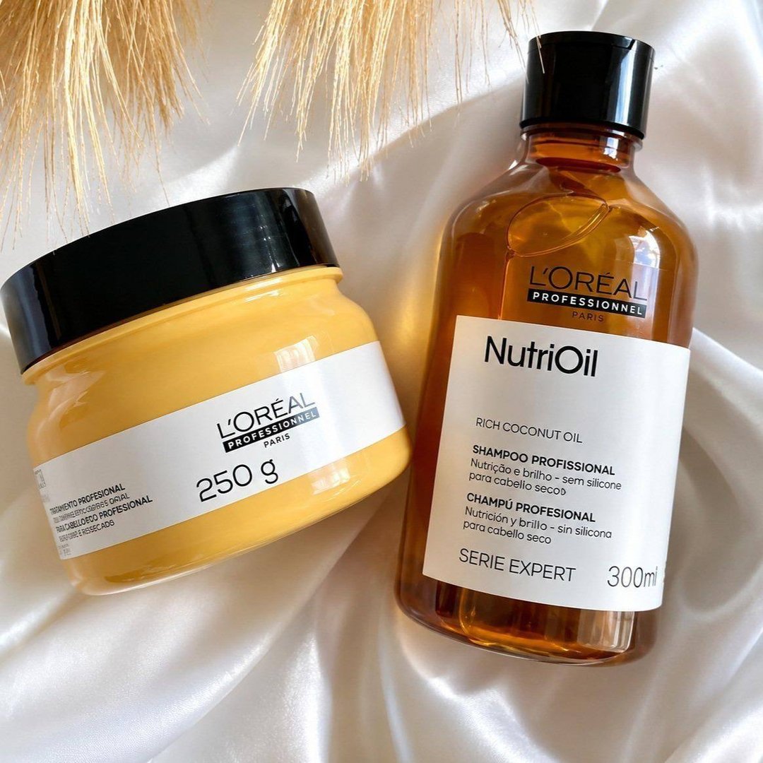Kit Shampoo Nutrioil 300ml E Condicionador 200ml - L'oreal
