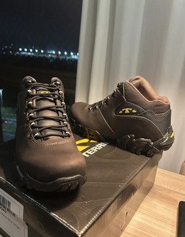 Bota Bull Terrier Bruce Masculina Original Couro Resistente