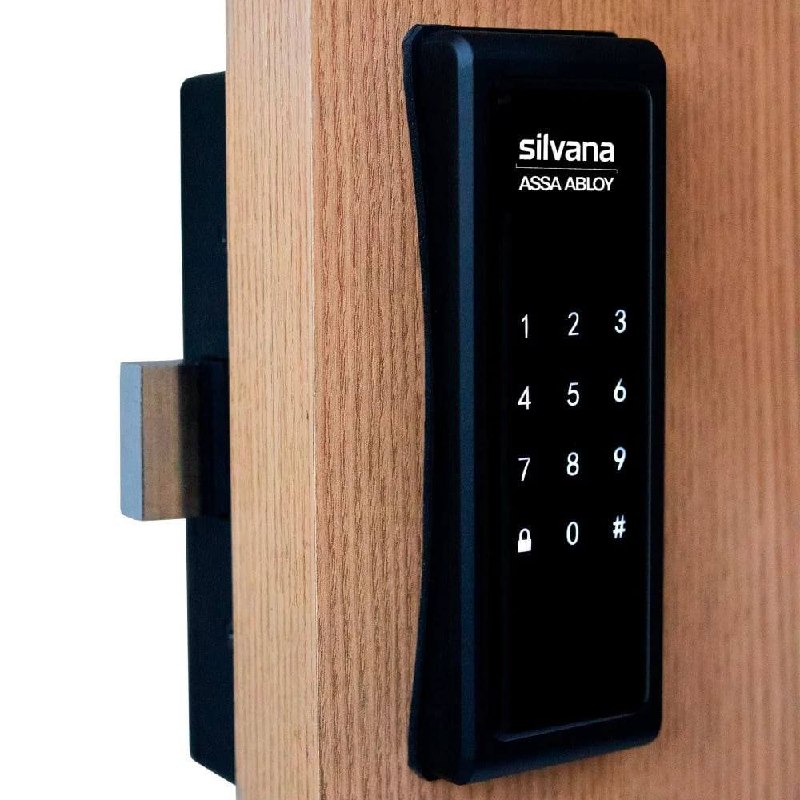Fechadura Eletrônica Silvana Smart Lock Sdd200 Sobrepor Preta