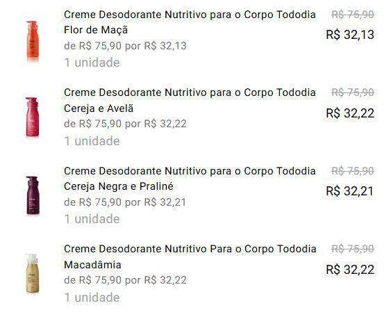 MAIS DE 50% OFF NATURA

HIDRATANTE NATURA POR R$32 😱