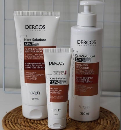 Kit Vichy Dercos Kera-solutions Trio (3 Produtos)
