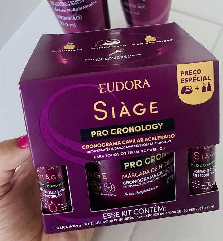 EUDORA SIÀGE KIT MÁSCARA + 2 POTENCIALIZADORES PRO CRONOLOGY