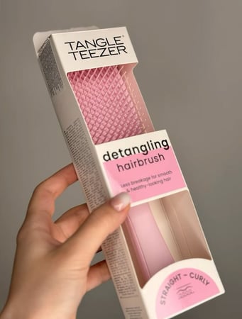 Escova de Cabelo Desembaraçadora The Wet Detangler Rosa Tangle Teezer