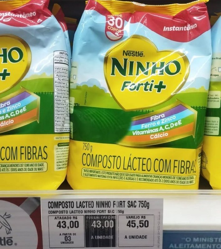 Ninho Forti+ Composto Lácteo Nestlé - 750g