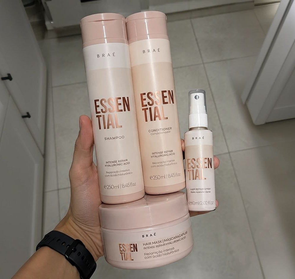 Kit Braé Essential Shampoo + Condicionador + Másc + Mini