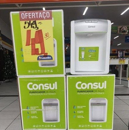 Purificador de Água Consul Refrigerado Antibactérias Branco - Bivolt