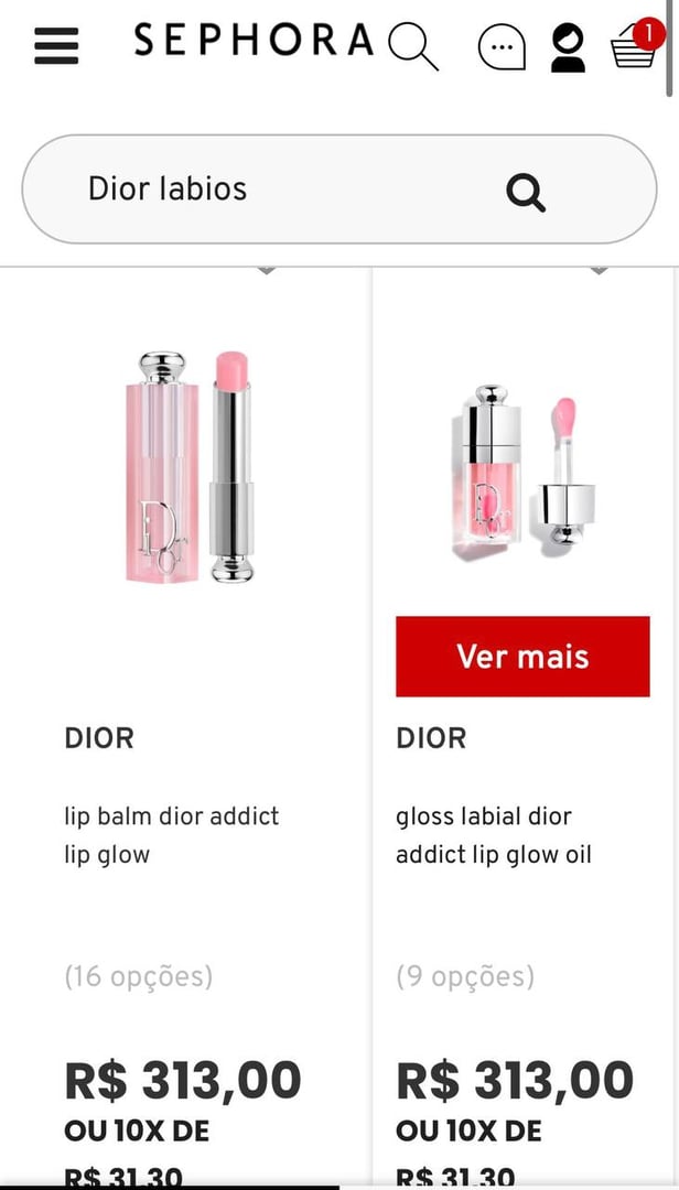Promo exclusiva Dior Sephora