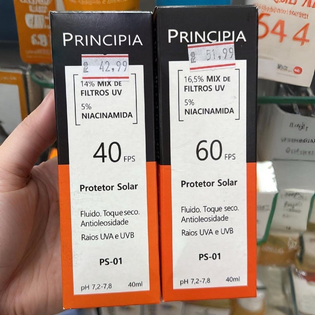 Principia Kit C/ 2 Protetor Solar Facial Ps-01 Fps 40