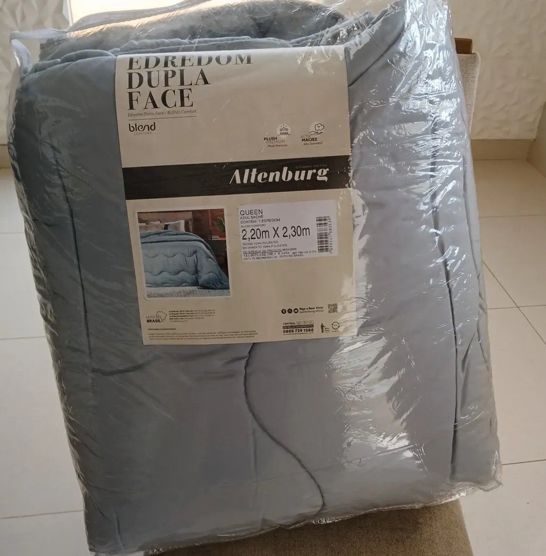 Coberdrom Edredom Grosso Dupla Face Blend Comforto Casal Altenburg