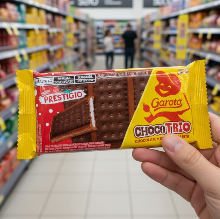 Chocolate ChocoTrio PRESTÍGIO Garoto 90g