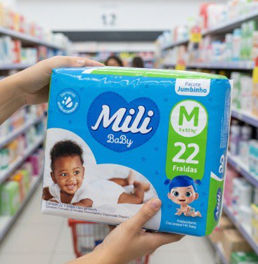 Mili Fralda Ultra Seca Jumbinho M 1X22