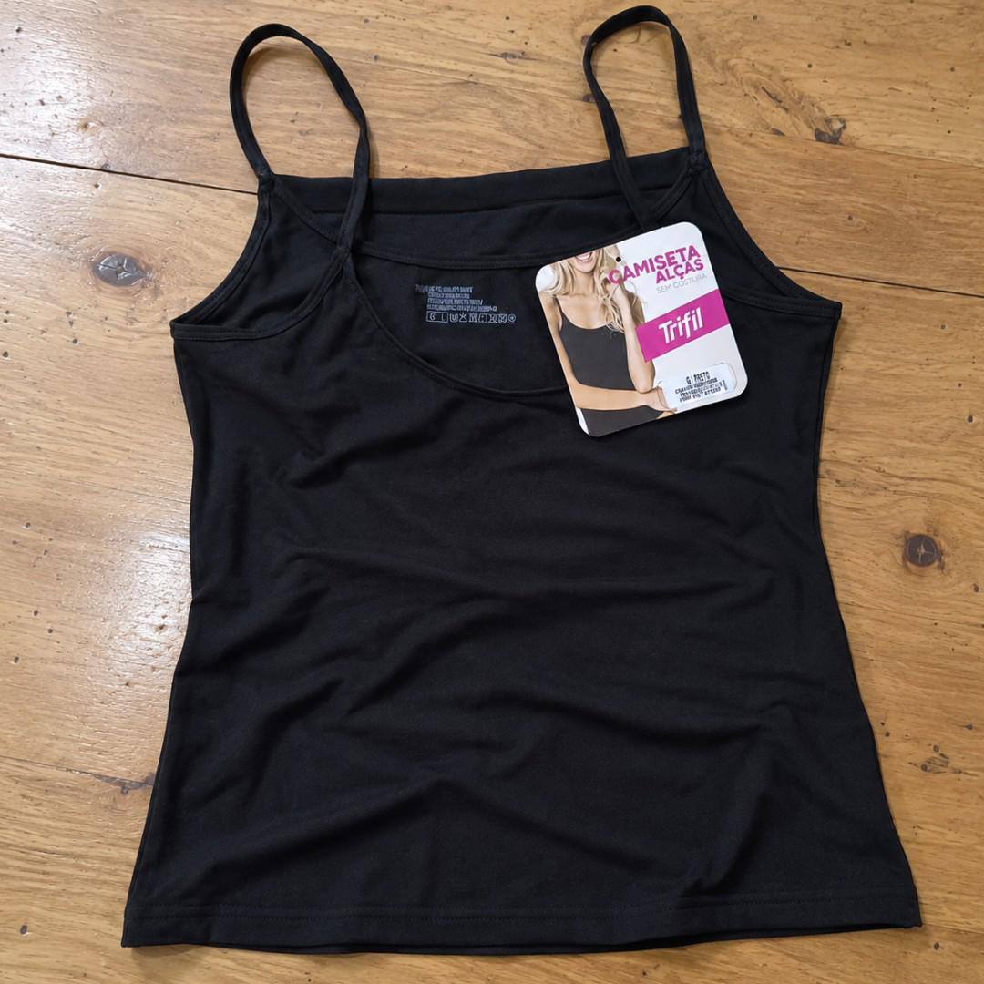Camiseta Regata Alça Poliamida Trifil Feminino
