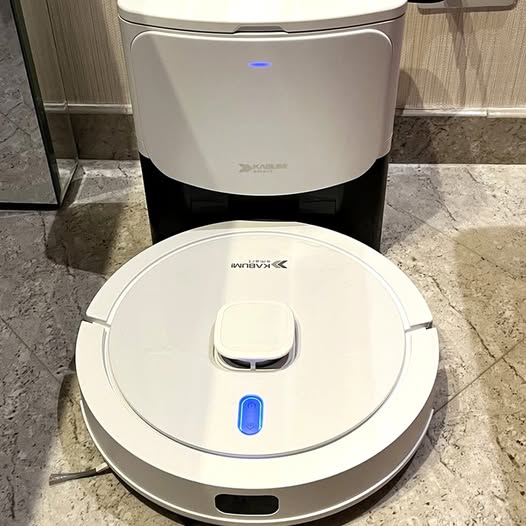 Robô Aspirador e Passa Pano KABUM! smart 900 5 Modos de Limpeza Base 2 em 1 Mapeamento 3D - 110v