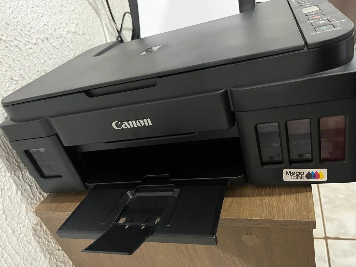 Impressora Multifuncional Cor Canon Pixma G3110 Preto 127/220v