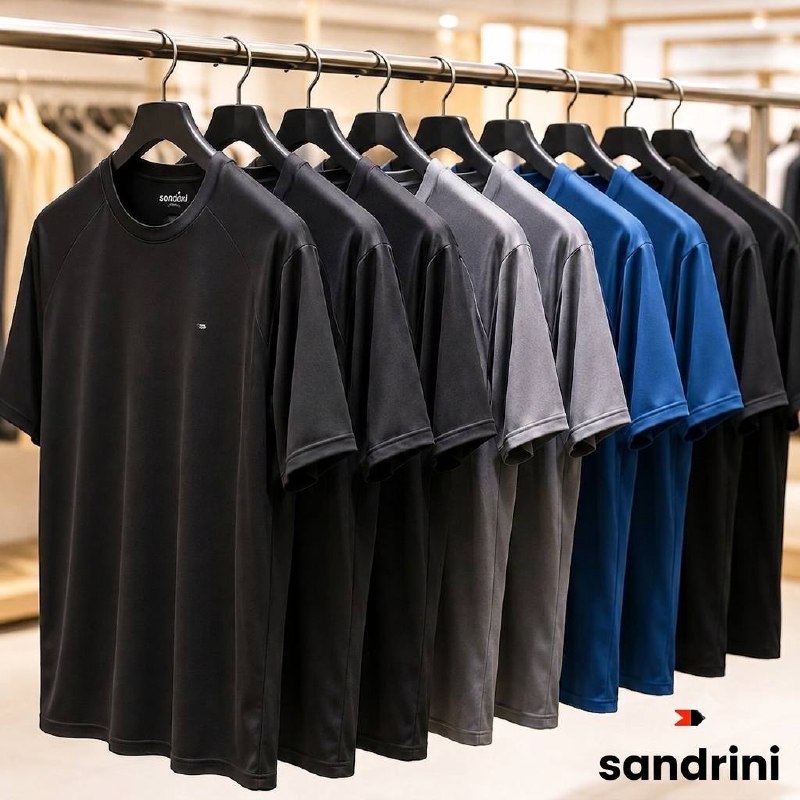 Kit 8 Camisas Sandrini Dry- Fit Masculina Caminhada Academia