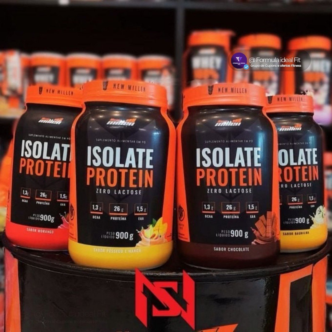 Isolate Protein Proteína Isolada 900g New Milen Zero Lactose