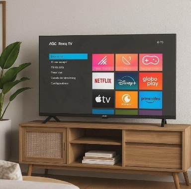 Smart TV 40" AOC Roku TV DLED Full HD 40S5045/78G - Bivolt