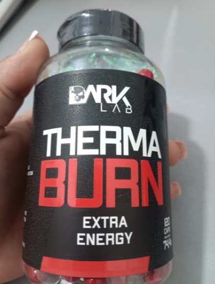 Termogênico Therma Burn 210mg De Cafeína 120 Caps Dark Lab Sabor Sem Sabor