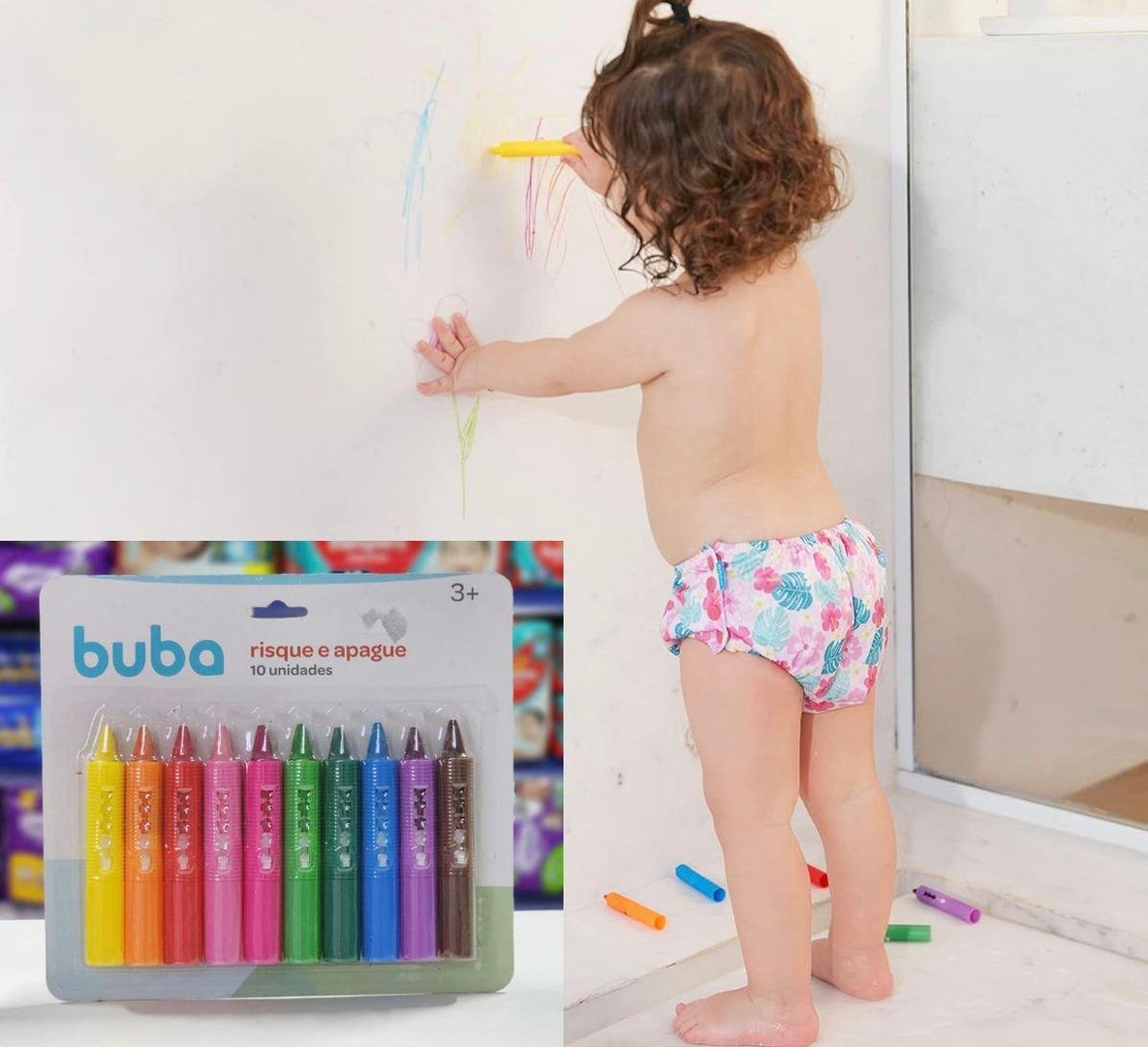 Buba Risque E Apague Com 10 Unidades Colorido