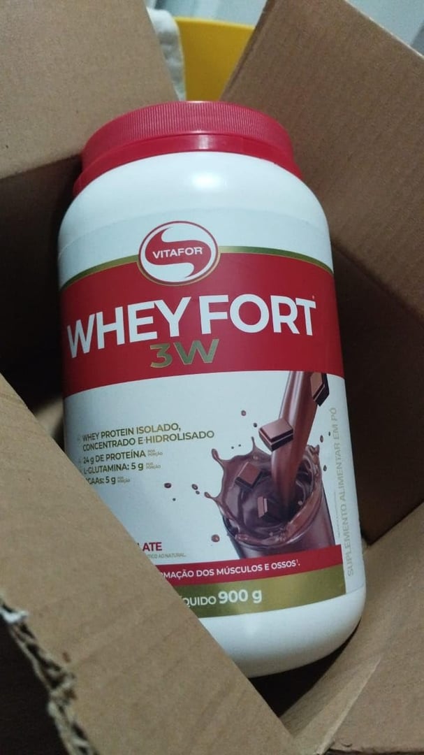 Vitafor - Whey Fort 3W - 900g - Chocolate