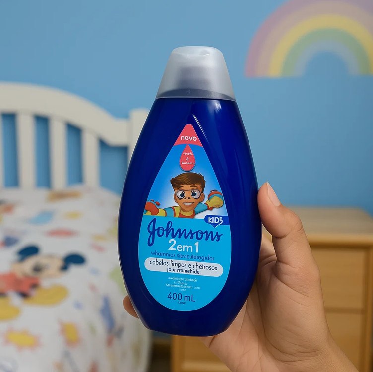 Johnson's Shampoo e Condicionador Infantil 2 em 1, 400ml