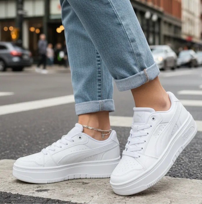 Tênis Puma Rebound Femme Plataforma Casual Original Feminino - Num. 34 ao 39