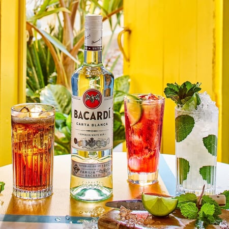 Rum Bacardi Carta Blanca 980ml