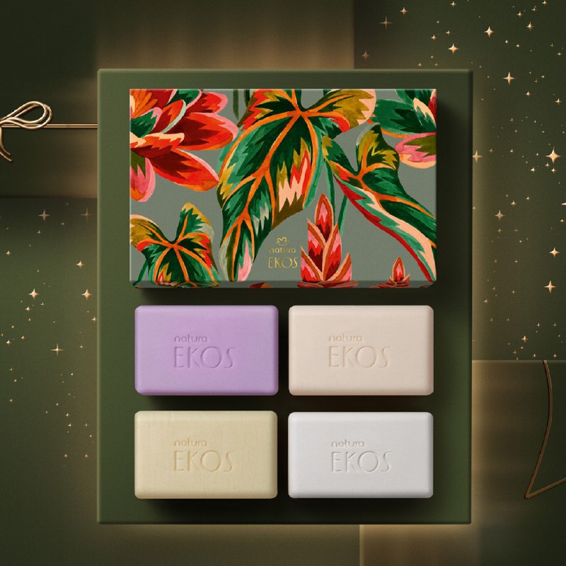 Presente Natura Ekos Sabonetes Sortidos (4 unidades)