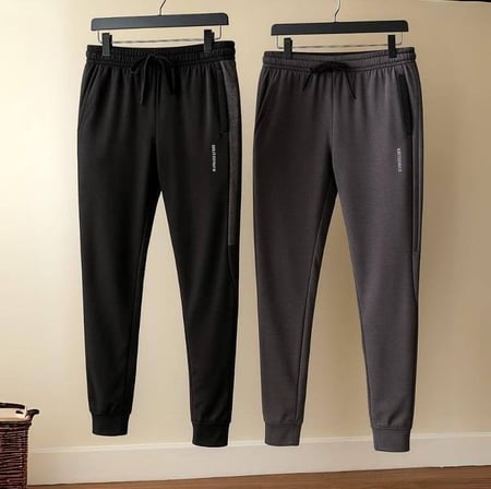 Kit 2 Calças Masculinas Jogger Tactel Com Elastano Academia
