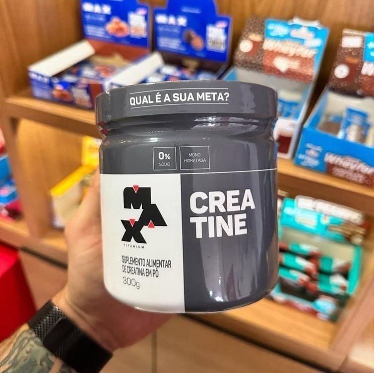 Creatina 300g Monohidratada Max Titanium