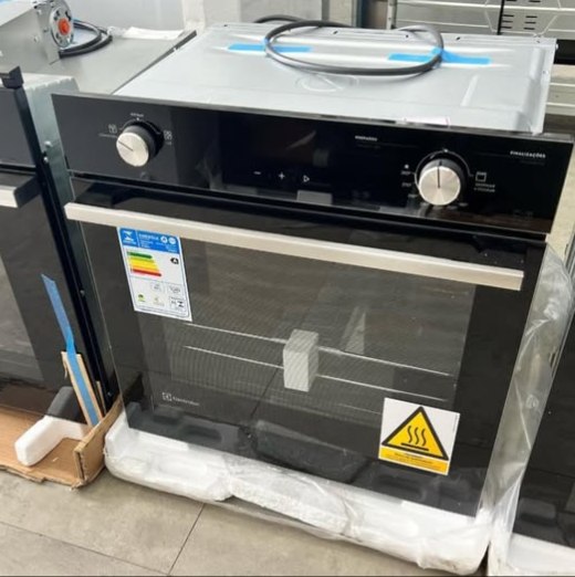 Forno de Embutir Electrolux a Gás 80L Efficient com PerfectCook360 - 220v