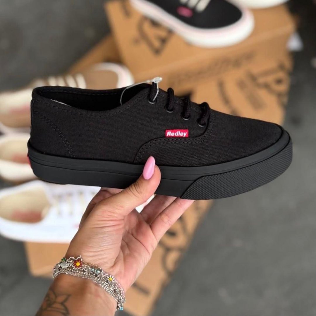 Tênis Redley Monocromo All Black
