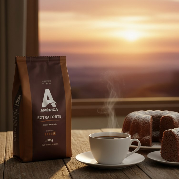 América Café Torrado E Moído Almofada Extraforte 500 G