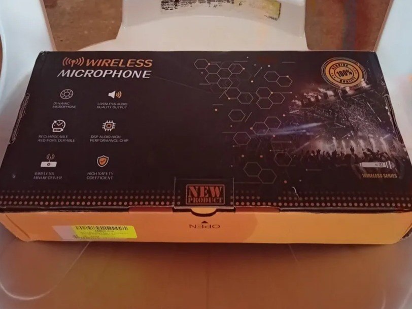 Kit 2 Microfones Sem Fio Profissional Uhf Receptor Led