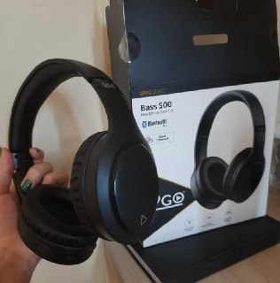 I2GO, Headphone Bass 500, Bluetooth, Microfone Integrado, Controle Multimídia, Até 30h de ...