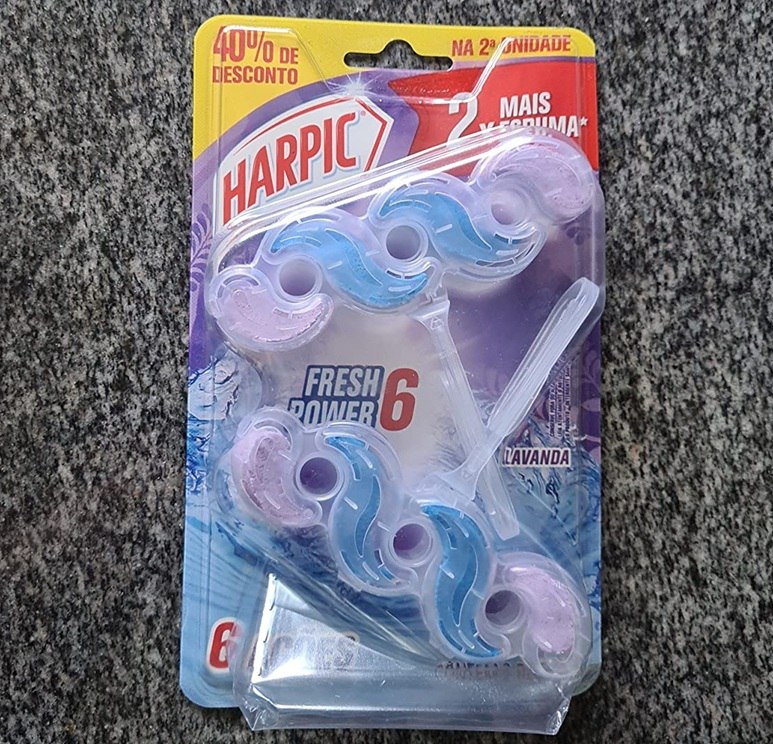 Pack Bloco Sanitário Harpic Fresh Power 6 Lavanda - 2 unidades
