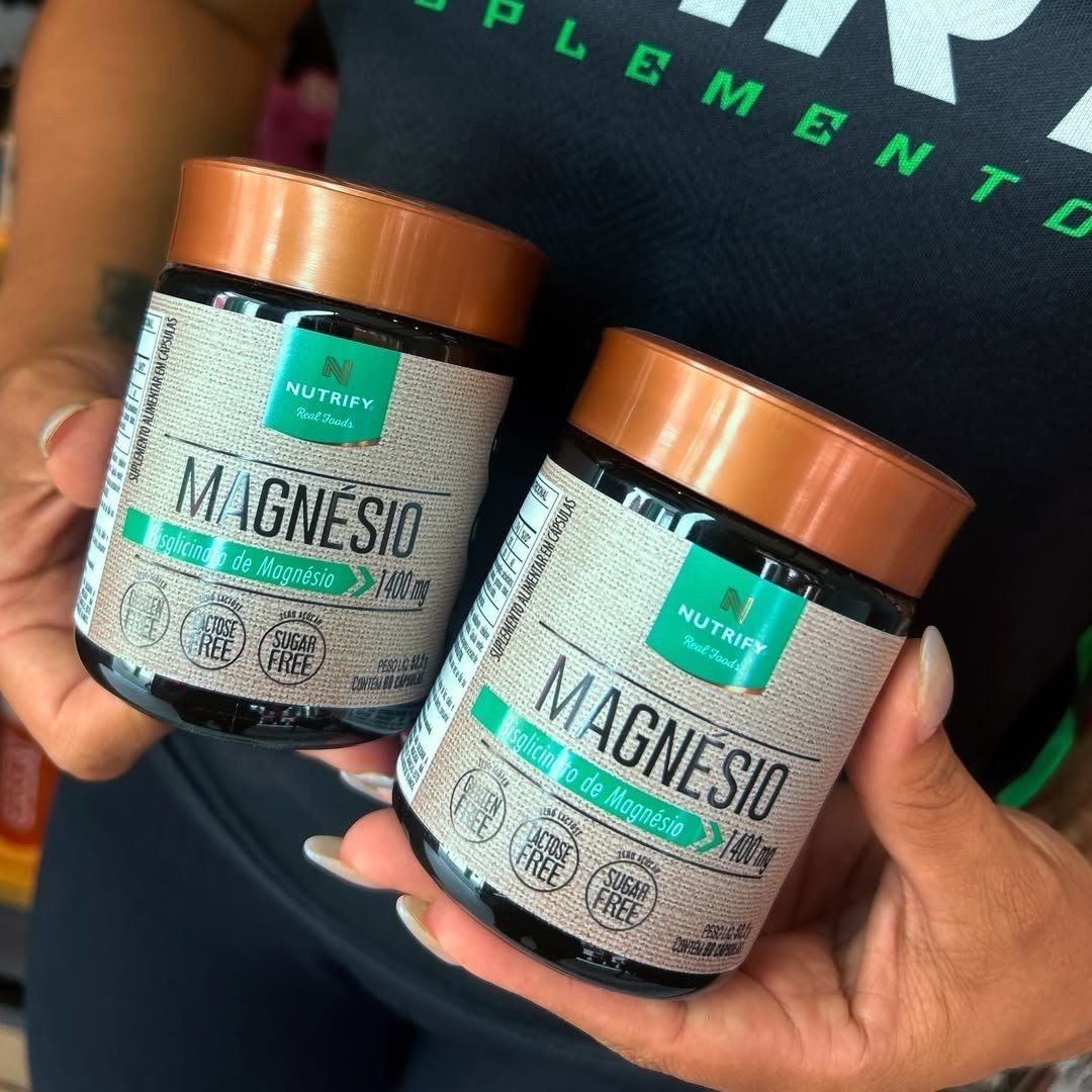 Magnésio Bisglicinato 60 Cápsulas Nutrify