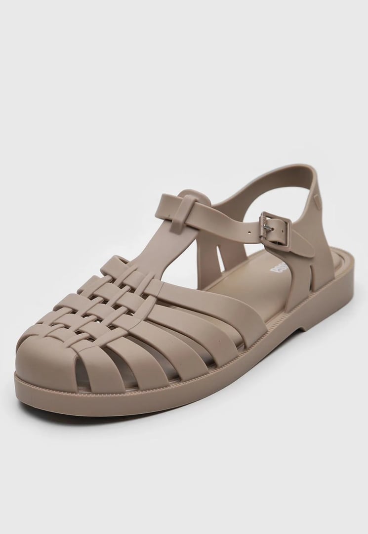 Sandália Melissa Possession AD Liso Bege