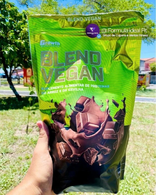 Blend Vegan (proteína Vegana) 1kg Growth Supplements - Sabor Chocolate