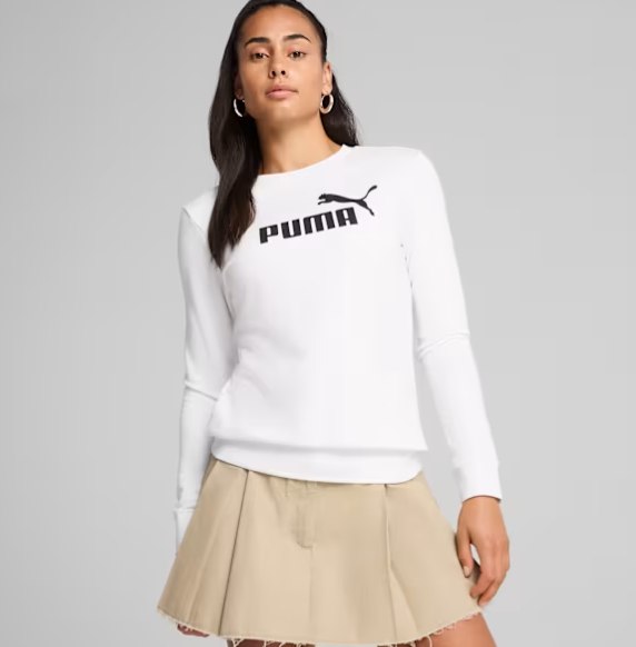 Camiseta Puma Manga Longa Essentials No. 1 Logo Feminina - Tam. G/GG/EGG