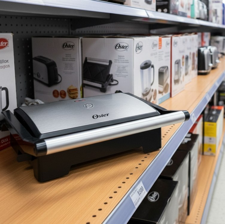 MINI GRILL OSTER 2 em 1, 1000W, 220V, OGRL230