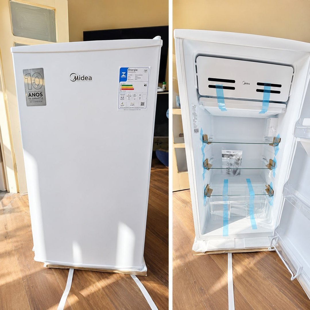 Frigobar 93 Litros Inverter Bivolt Branco, Midea