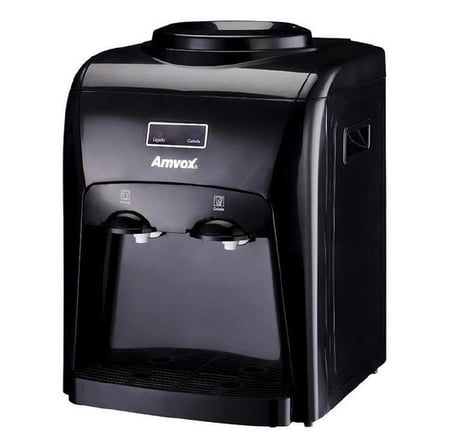 Bebedouro Refrigerado Eletrônico Agua Gelada Black Cor Preto