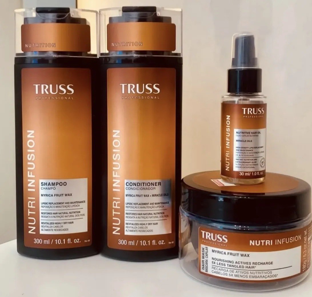 Kit Nutri Infusion Truss Shampoo + Condicionador + Máscara + Óleo