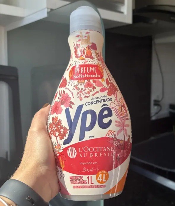 Amaciante Concentrado Ypê LOccitane au Brésil 1L (Rende 4 Litros)