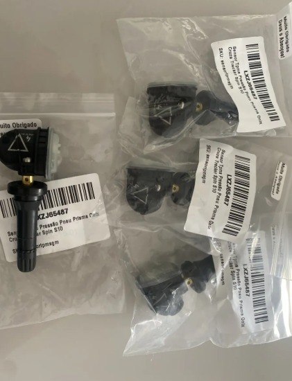 Sensor Tpms Pressão Pneu Prisma Onix Cruze Tracker Spin S10 