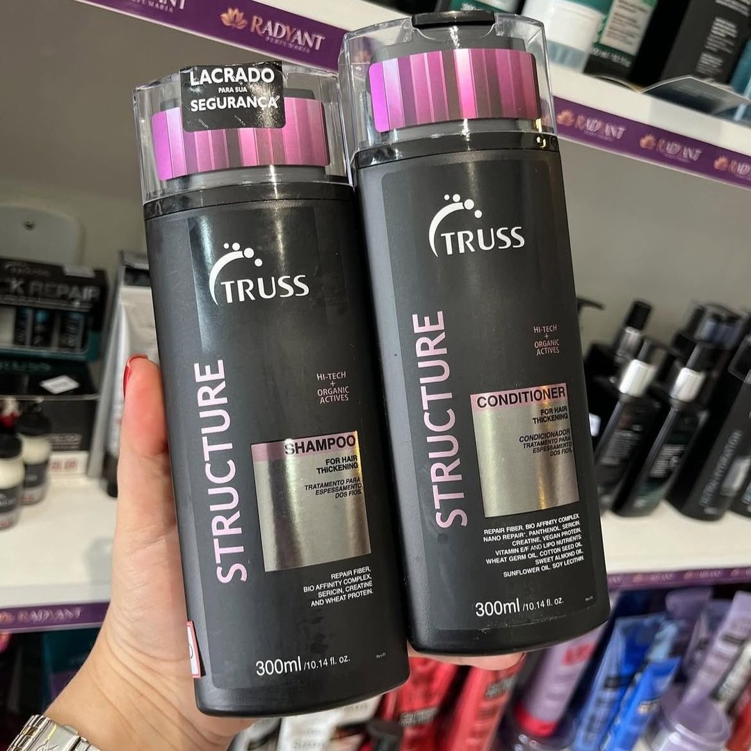 Truss Structure Kit: Shampoo 300ml + Condicionador 300ml