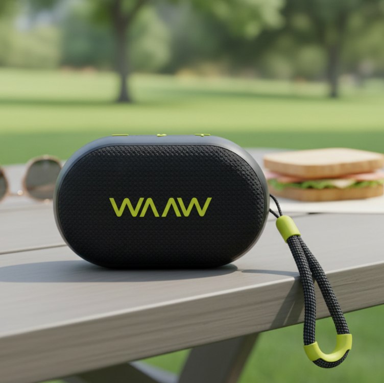 WAAW by ALOK Caixa de Som Bluetooth ME 110 12 Horas de Reprodução, Resistente à Água com A...